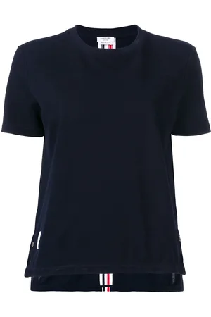 Thom Browne T-shirt con dettaglio RWB