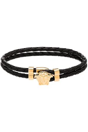 VERSACE Bracciale La Medusa in pelle