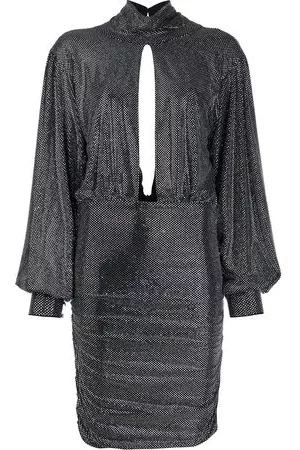 Philipp Plein Donna Vestiti con strass - Abito con strass - Argento