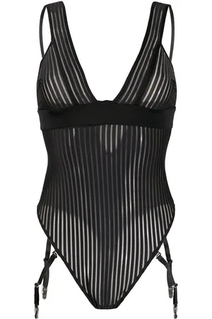 MAISON CLOSE Body con scollo a V
