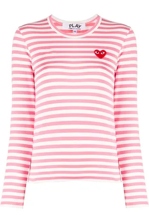 Comme des Garçons Felpa con dettaglio a righe