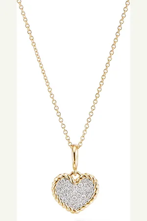 David Yurman Collana con ciondolo in 18kt e diamanti