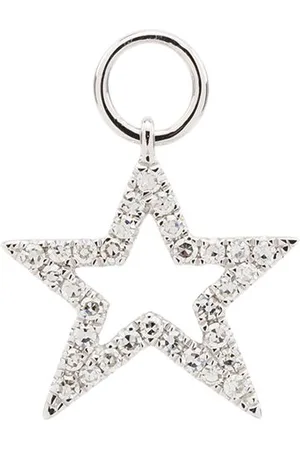Roxanne First Ciondolo a stella in oro bianco 14kt con diamanti
