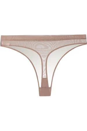 MAISON CLOSE Tanga con rete