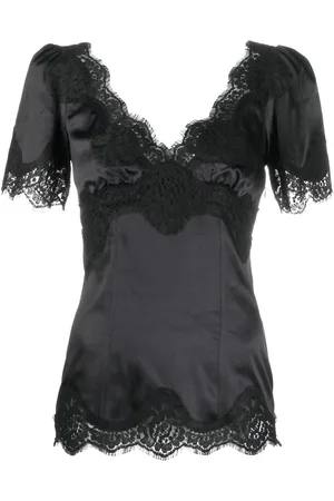 Dolce & Gabbana Top con bordi in pizzo