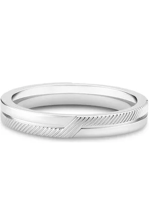 De Beers Donna Fascia - Anello a fascia The Promise in oro bianco 18kt - Argento
