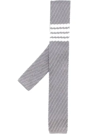 Thom Browne Cravatta con dettaglio a 4 righe