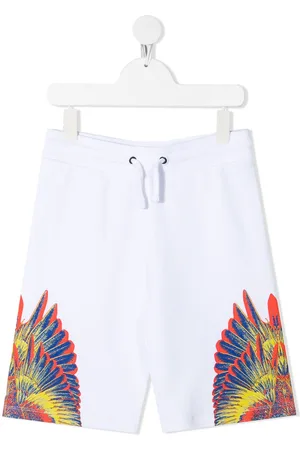 MARCELO BURLON Shorts sportivi con stampa Wings