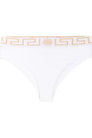 VERSACE Slip Greca Border a vita alta