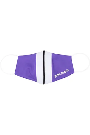 Palm Angels Mascherina con dettaglio a righe