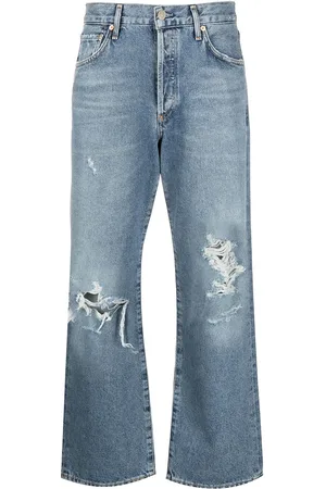 Citizens of Humanity Jeans crop con effetto vissuto