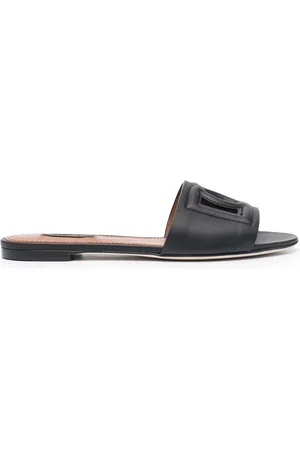 Dolce & Gabbana Sandali slides DG Millennials in pelle