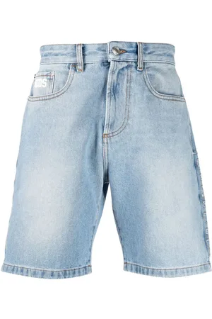 GCDS Shorts denim con applicazione