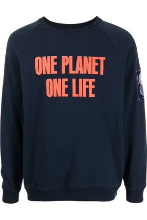 Ports V Felpa ONE PLANET ONE LIFE con stampa