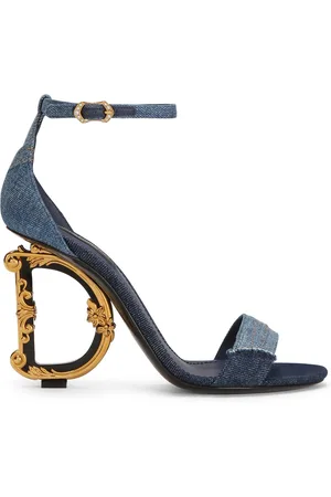 Dolce & Gabbana Sandali con design patchwork DG 105mm