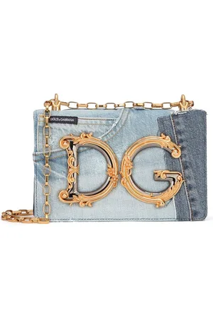 Dolce & Gabbana Borsa denim DG Girls patchwork