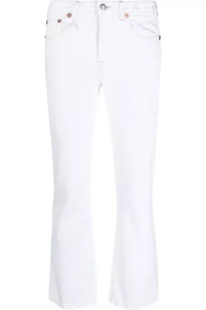 R13 Donna Jeans a zampa & bootcut - Jeans crop svasati - Bianco
