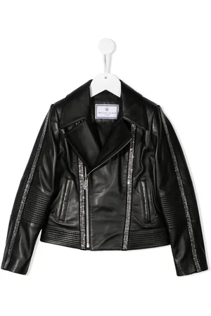 Philipp Plein Giacca biker con zip