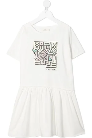 Le pandorine Abito modello T-shirt con stampa