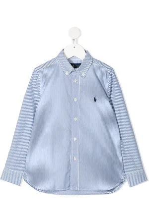 Ralph Lauren Camicia a righe con applicazione