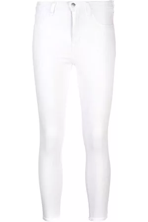L'Agence Jeans skinny crop - Bianco