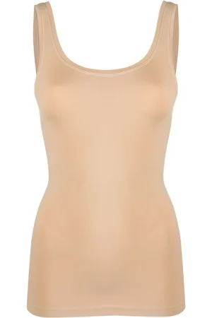 Hanro Top smanicato con scollo rotondo