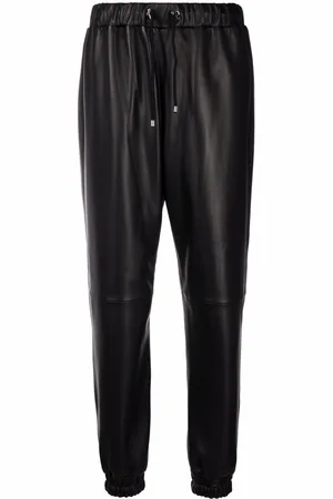 Philipp Plein Pantaloni sportivi in pelle