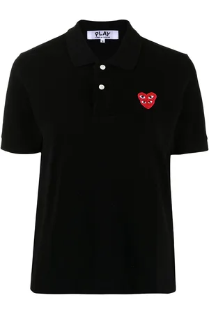 Comme des Garçons Polo con applicazione
