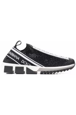 Dolce & Gabbana Uomo Sneakers senza lacci - Sneakers a calzino Sorrento - Nero