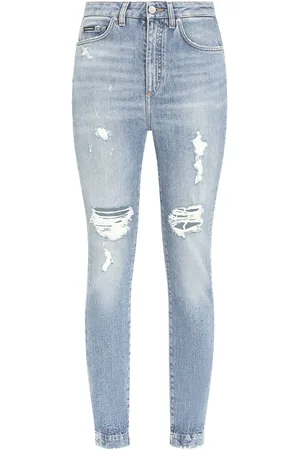 Dolce & Gabbana Jeans skinny Audrey con effetto vissuto