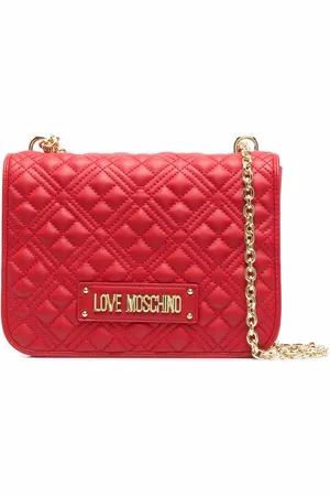 Moschino Borsa a spalla con applicazione