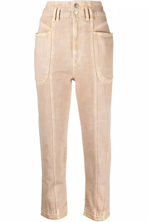 Marant Etoile Jeans crop a vita alta