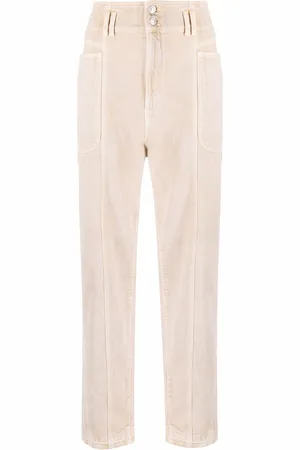 Marant Etoile Jeans dritti a vita alta