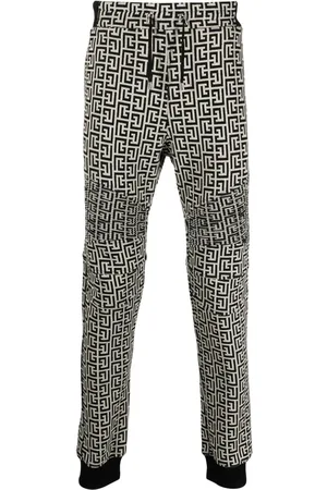 Balmain Pantaloni sportivi con effetto jacquard