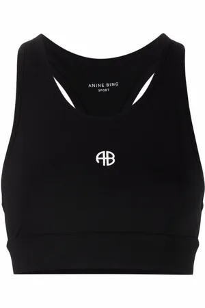 ANINE BING Reggiseno sportivo con stampa