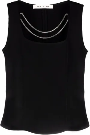 1017 ALYX 9SM Blusa smanicata con dettagli a catena