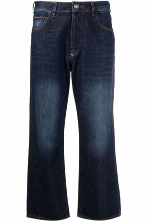 Philipp Plein Jeans a gamba ampia Iconic Plein