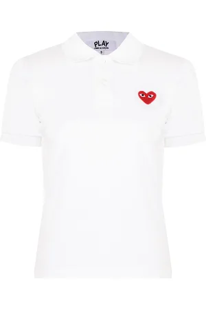 Comme des Garçons Polo con applicazione