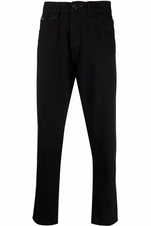 Philipp Plein Pantaloni con applicazione logo
