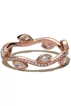 De Beers Anello a fascia Adonis Rose in oro rosa 18kt con diamanti - ROSE GOLD