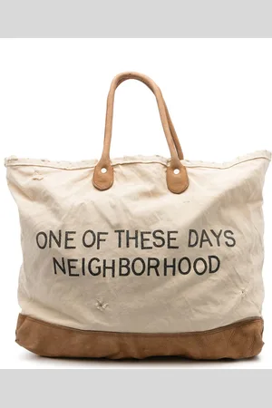 NEIGHBORHOOD Borsa tote con stampa grafica
