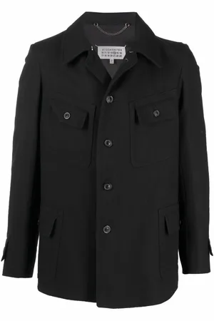 Maison Margiela Cappotto denim monopetto