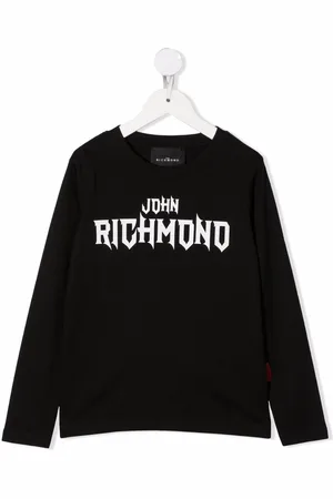John Richmond T-shirt a maniche lunghe con stampa