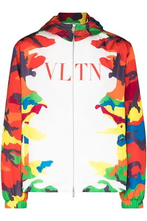 VALENTINO GARAVANI Giacca VLTN Camouflage con zip