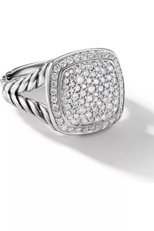 David Yurman Anello Albion in argento sterling con diamanti