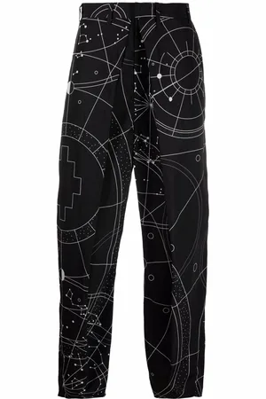 MARCELO BURLON Chino plissettati Astral