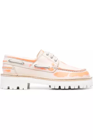 Camper Donna Scarpe stringate e mocassini - Mocassini con fantasia tie-dye - Arancione