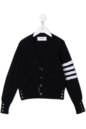 Thom Browne Cardigan con dettaglio righe