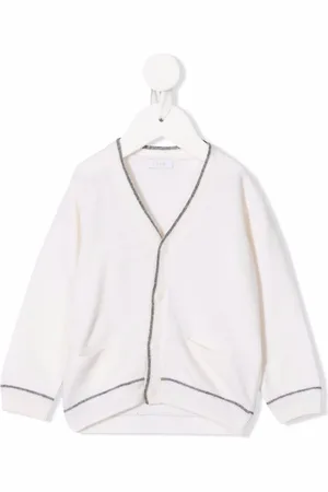 Il gufo Cardigan con dettaglio a contrasto