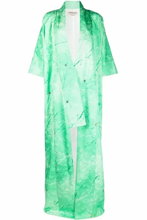 A.N.G.E.L.O. Vintage Cult Cappotto lungo a fiori anni 